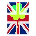 Irish British Shamrock United Kingdom Ireland Funny St. Patrick Flag Shower Curtain 48  x 72  (Small)  Curtain(48  X 72 ) - 42.18 x64.8  Curtain(48  X 72 )
