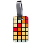 Mozaico Colors Glass Church Color Luggage Tags (Two Sides) Front