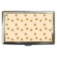 Pattern Gingerbread Star Cigarette Money Cases by Amaryn4rt