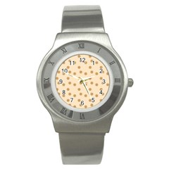 Pattern Gingerbread Star Stainless Steel Watch