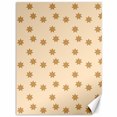 Pattern Gingerbread Star Canvas 36  X 48   by Amaryn4rt