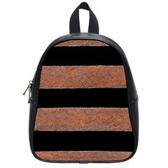 Stainless Rust Texture Background School Bags (small)  by Amaryn4rt