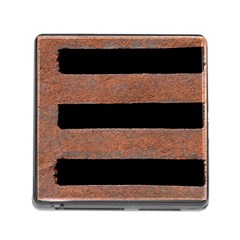 Stainless Rust Texture Background Memory Card Reader (square) by Amaryn4rt