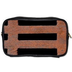 Stainless Rust Texture Background Toiletries Bags by Amaryn4rt