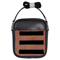 Stainless Rust Texture Background Girls Sling Bags by Amaryn4rt