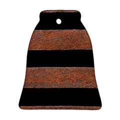 Stainless Rust Texture Background Bell Ornament (2 Sides) by Amaryn4rt