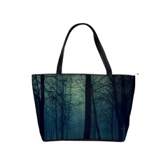 Dark Night Forest Shoulder Handbags by Brittlevirginclothing