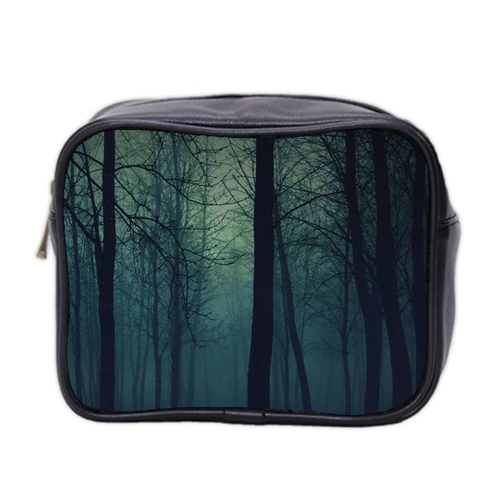 Dark night forest Mini Toiletries Bag 2-Side