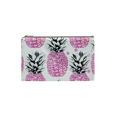 Lovely Pink Pineapple  Cosmetic Bag (small)  by Brittlevirginclothing