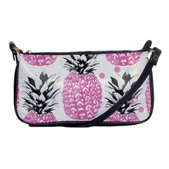 Lovely Pink Pineapple  Shoulder Clutch Bags by Brittlevirginclothing