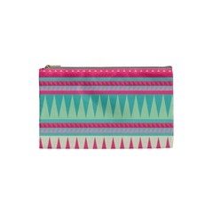 Gorgeous Colorful Pink Bohemian  Cosmetic Bag (small)  by Brittlevirginclothing