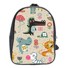 Lovely Cartoon Animals School Bags (xl)  by Brittlevirginclothing