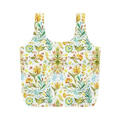 Cute Small Colorful Flower  Full Print Recycle Bags (m)  by Brittlevirginclothing