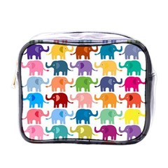 Lovely Colorful Mini Elephant Mini Toiletries Bags by Brittlevirginclothing