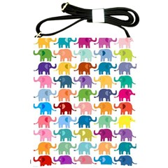 Lovely Colorful Mini Elephant Shoulder Sling Bags by Brittlevirginclothing