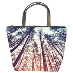 Lovely Up View Forest  Bucket Bags by Brittlevirginclothing