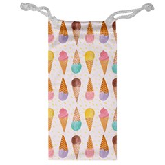 Colorful Ice Cream  Jewelry Bag by Brittlevirginclothing