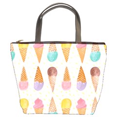 Colorful Ice Cream  Bucket Bags by Brittlevirginclothing