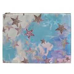 Pastel Colored Stars  Cosmetic Bag (xxl)  by Brittlevirginclothing