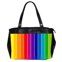 Fading Rainbow Office Handbags (2 Sides)  by Brittlevirginclothing