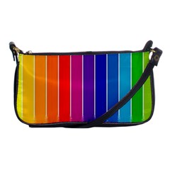 Fading Rainbow Shoulder Clutch Bags by Brittlevirginclothing