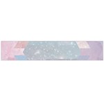 Pastel colored crystal Flano Scarf (Large) Front