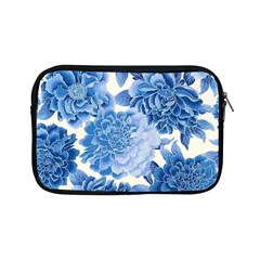 Blue Flower Apple Ipad Mini Zipper Cases