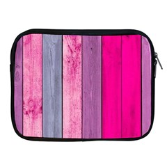 Pink Wood Apple Ipad 2/3/4 Zipper Cases