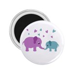 Elephant love 2.25  Magnets Front