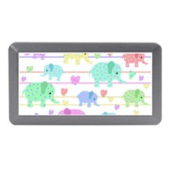 Elephant Pastel Pattern Memory Card Reader (mini)