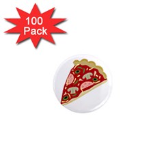 Pizza slice 1  Mini Magnets (100 pack) 