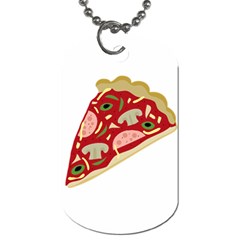 Pizza slice Dog Tag (One Side)