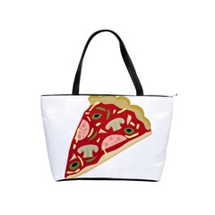 Pizza slice Shoulder Handbags