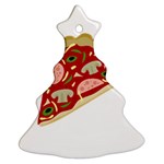 Pizza slice Christmas Tree Ornament (Two Sides) Front