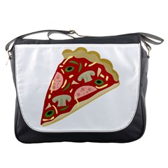 Pizza slice Messenger Bags