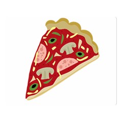 Pizza slice Double Sided Flano Blanket (Large) 