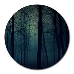 Dark Forest Round Mousepads by Brittlevirginclothing