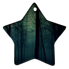 Dark Forest Ornament (star) by Brittlevirginclothing