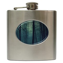 Dark Forest Hip Flask (6 Oz) by Brittlevirginclothing