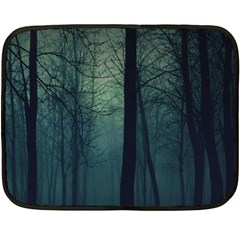 Dark Forest Fleece Blanket (mini) by Brittlevirginclothing