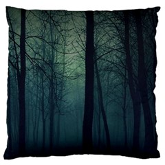 Dark Forest Large Cushion Case (one Side) by Brittlevirginclothing