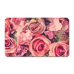 Beautiful Pink Roses Magnet (rectangular) by Brittlevirginclothing