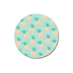 Pineapple Magnet 3  (round) by Brittlevirginclothing