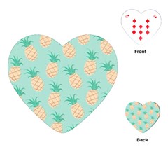 Pineapple Playing Cards (heart)  by Brittlevirginclothing