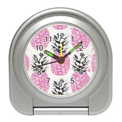 Pink Pineapple Travel Alarm Clocks by Brittlevirginclothing