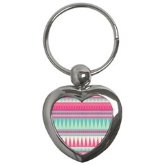 ¨pink Bohemian Key Chains (heart)  by Brittlevirginclothing