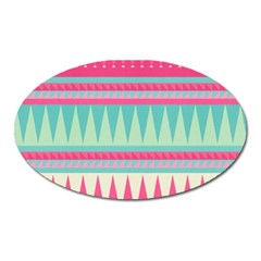 ¨pink Bohemian Oval Magnet by Brittlevirginclothing