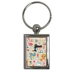 Cute Cartoon Key Chains (rectangle)  by Brittlevirginclothing