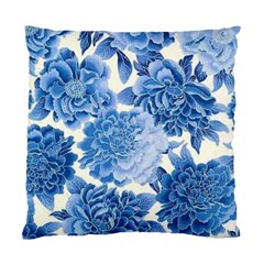 Blue Flower Standard Cushion Case (one Side) by Brittlevirginclothing