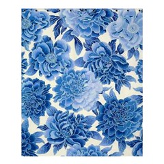 Blue Flower Shower Curtain 60  X 72  (medium)  by Brittlevirginclothing